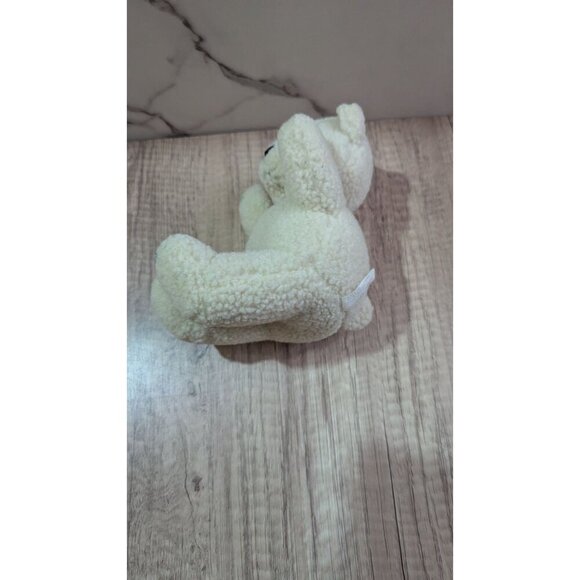 Vintage 80s Snuggle Bear Plush Toy, Lever Brothers Snuggle Teddy Bear 6"white - Picture 5 of 9